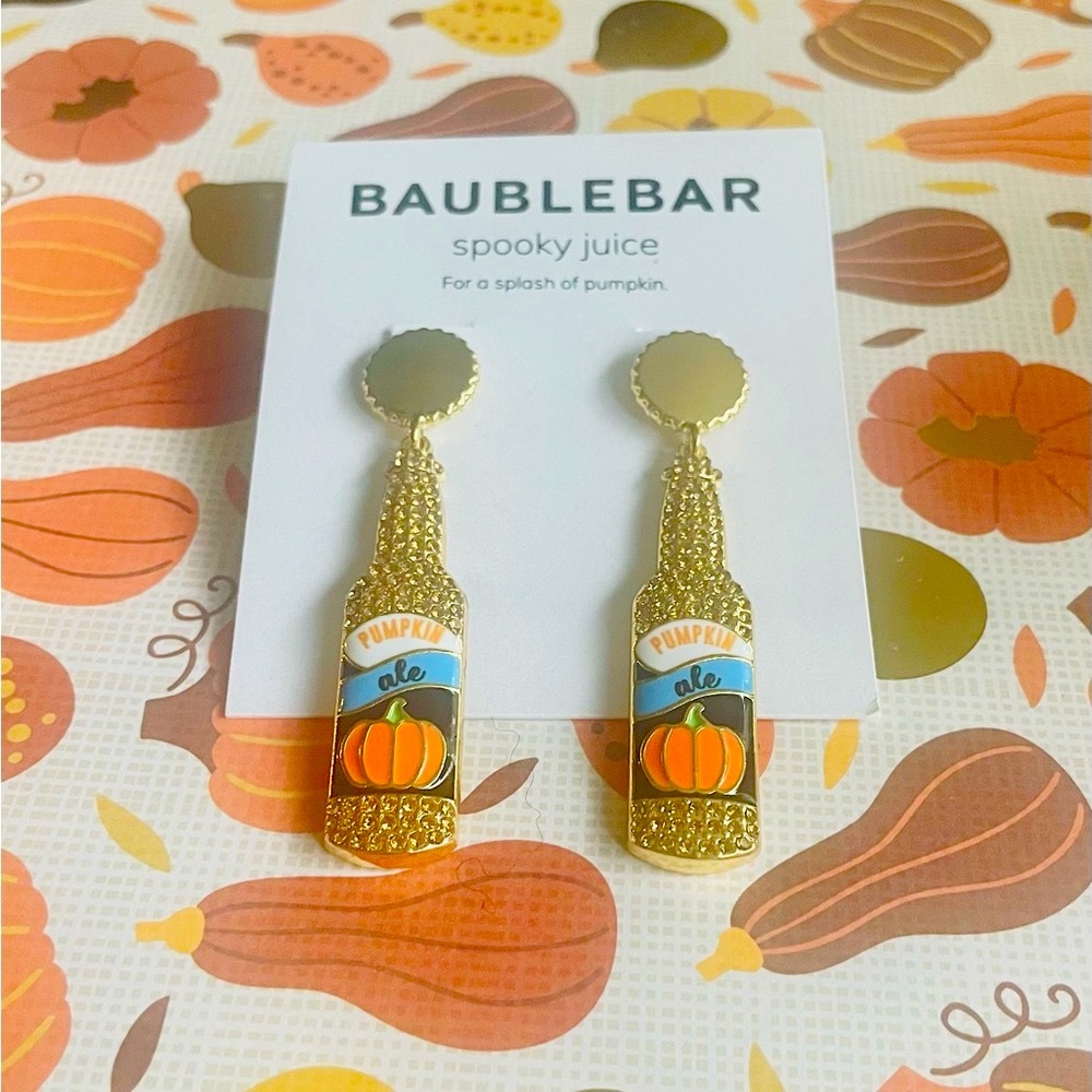 Baublebar Autumn Pumpkin Ale Earrings